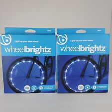 Pacote com 2 WheelBrightz AZUL por Brightz ltd. Rodas de bicicleta com corda de luz LED 20 a 29 polegadas comprar usado  Enviando para Brazil