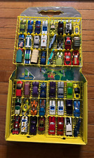 48 Vintage Lot of Diecast Hot Wheels Lesney Matchbox & Car Carry Case, used for sale  Shipping to South Africa