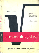 Elementi algebra vol.1 usato  Italia