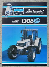 LAMBORGHINI 1306 TURBO Tractor Sales Spec Leaflet Nov 1985 #COD 308 2043 3.2 for sale  LEICESTER