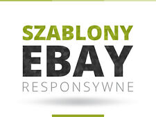 Używany, Szablony eBay - responsywne, nowoczesne i indywidualne - szablon aukcji eBay RWD na sprzedaż  PL