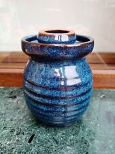 Blue handmade pottery for sale  RUGBY