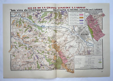 Wine map champagne d'occasion  Paris VI