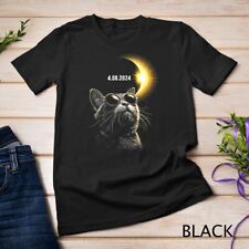 Solar Eclipse 2024 Shirt Total Eclipse April 8th 2024 Cat T-Shirt Unisex T-shirt for sale  Shipping to South Africa