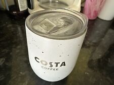 Costa Coffee Stainless Steel Tumbler Travel Mug Cup Insulated 340ml - White for sale  Shipping to South Africa