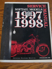 1997 1997 Harley-Davidson Service Shop Manual Catálogo Softail FX FL Fatboy Muito Bom Estado comprar usado  Enviando para Brazil
