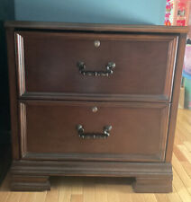 2 drawer wood file cabinet for sale  Seaford