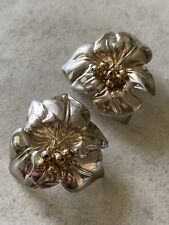 Sterling silver flowers usato  Torino