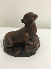 Brown otter figurine for sale  BASILDON