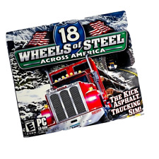 18 Wheels Of Steel Across America PC CD Rom Game Kick The Asphalt Trucking Sim comprar usado  Enviando para Brazil