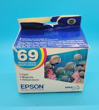 Cartuchos de inyección de tinta genuinos Epson 69 colores segunda mano  Embacar hacia Argentina