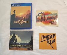 Firewatch PS4 Limited Run Games + Checklist & Sticker for sale  Shipping to South Africa