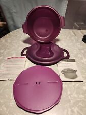 TUPPERWARE roxo SMART STEAMER 3 peças Conjunto de panela de arroz para micro-ondas  comprar usado  Enviando para Brazil