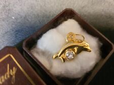 18ct gold dolphin for sale  BOLTON