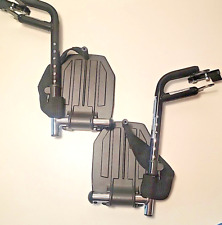 Drive Medical Wheelchair STDSF-TF Swing Away Footrests Aluminum Chrome / Black, used for sale  Shipping to South Africa