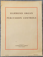 Hammond organ percussion for sale  Custer