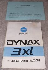 Minolta dynax 3xi usato  Sirolo