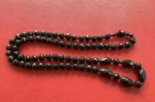 victorian whitby jet beads for sale  COLCHESTER