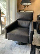 Occasion, fauteuil relaxation cuir noir, tétière d'occasion  Cannes