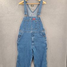 Used, Dickies Bib Overalls Mens 34x32 Blue Carpenter for sale  Shipping to South Africa