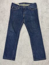 Jeans masculino Abercrombie Fitch 36x30 azul denim fino reto original botão mosca comprar usado  Enviando para Brazil