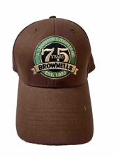 Brownells Hat Cap Strap Back Mens Adjustable Brown Shooting 75 Years Hunting for sale  Shipping to South Africa