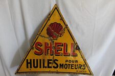 plaque emaillee shell d'occasion  France