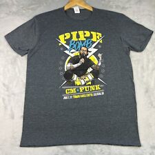 Camiseta CM Punk Pipe Bomb Adulto Grande Las Vegas Nevada 2011 Cinza WWE WWF Arena comprar usado  Enviando para Brazil
