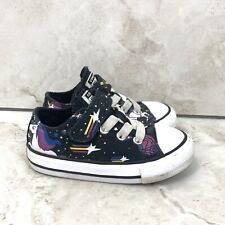 6 Tenis Converse Baby Girl Negro Blanco Unicornios Estampado de Estrella Zapato Chuck Taylor  segunda mano  Embacar hacia Argentina