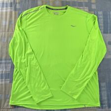 Blusa masculina Saucony ViziPro verde manga longa treino atlético academia tamanho XXL comprar usado  Enviando para Brazil