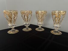 Moser quatrefoil glasses for sale  Shipping to Ireland