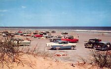 FL 1950 autos estacionados en la arena en la playa de Neptuno cerca de Jacksonville FLA - DUVAL segunda mano  Embacar hacia Argentina