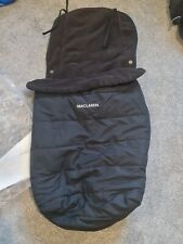 Maclaren Footmuff Black Stroller Winter Warm Baby Universal, used for sale  Shipping to South Africa