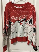Suéter Coca Cola Invierno Navidad Oso Polar Talla 2x segunda mano  Embacar hacia Argentina