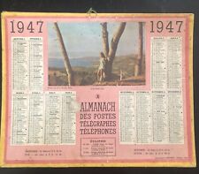 Almanach calendrier 1947 d'occasion  Aigre