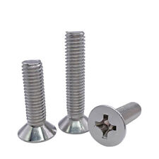 316 Stainless Steel Phillips Countersunk Flat Head Screws M1.6 M2 M3 M4 M5 M6 M8, used for sale  Shipping to South Africa