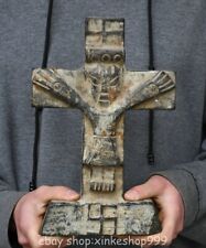 Estátua de Jesus “耶稣” escultura em pedra meteorito cultura chinesa Hongshan 10,4" comprar usado  Enviando para Brazil