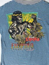 Camiseta vintage anos 90 filipino força guerreiro Sabong luta galos GG feita nos EUA, usado comprar usado  Enviando para Brazil