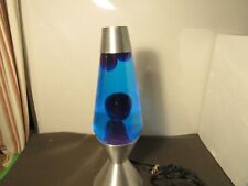 Lâmpada de lava vintage 17" cera roxa azul líquido, usado comprar usado  Enviando para Brazil