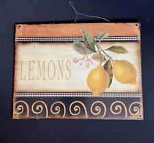 Lemon tin signs for sale  Tempe