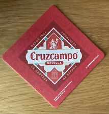 Cruzcampo beer mat for sale  BEDLINGTON