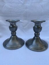 Web pewter candlestick for sale  Spring