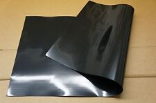 1 hoja de patrón de plantillas de plástico PE de polietileno flexible NEGRO 48""x24"" 0.03 segunda mano  Embacar hacia Argentina