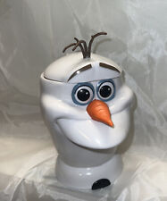 Caneca/copo de plástico Disney "Frozen on Ice" Olaf com tampa de dobradiça e alça lembrança  comprar usado  Enviando para Brazil