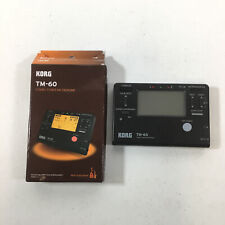 Korg TM-60 preto combo sintonizador metrônomo com microfone de contato usado comprar usado  Enviando para Brazil