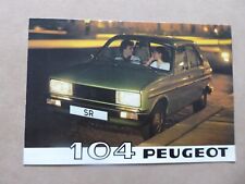 1980 peugeot 104 for sale  UK