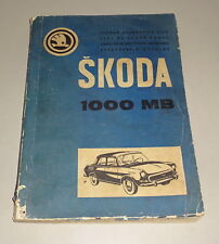 Catálogo de piezas / Lista de repuestos Skoda 1000 MB año 1967 segunda mano  Embacar hacia Argentina
