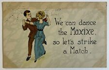We Can Dance the Maxixe Antique Postcard, Posted Madison, Wisconsin 1915 for sale  Shipping to South Africa