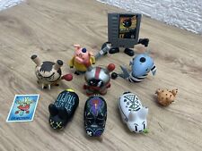 Kidrobot Smorkin Labbit Illuminati Tattoo NES Vinyl Figure Frank Kozik Toy Lot, used for sale  Shipping to South Africa