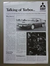 Mitsubishi turbos orig for sale  UK